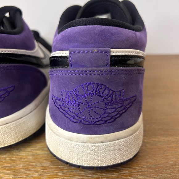 Air Jordan 1 Low Court Purple 553558-125; Size US Men’s 10.5 - Picture 7 of 12
